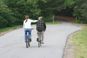 biking